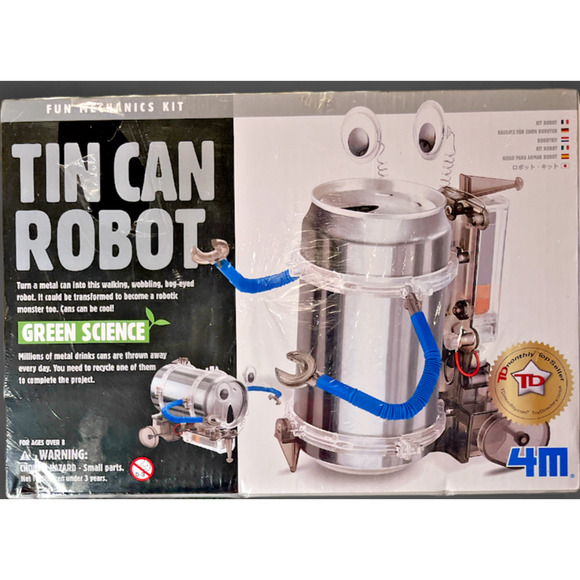 Tin Can Robot Set by 4M - Picture 1 of 1